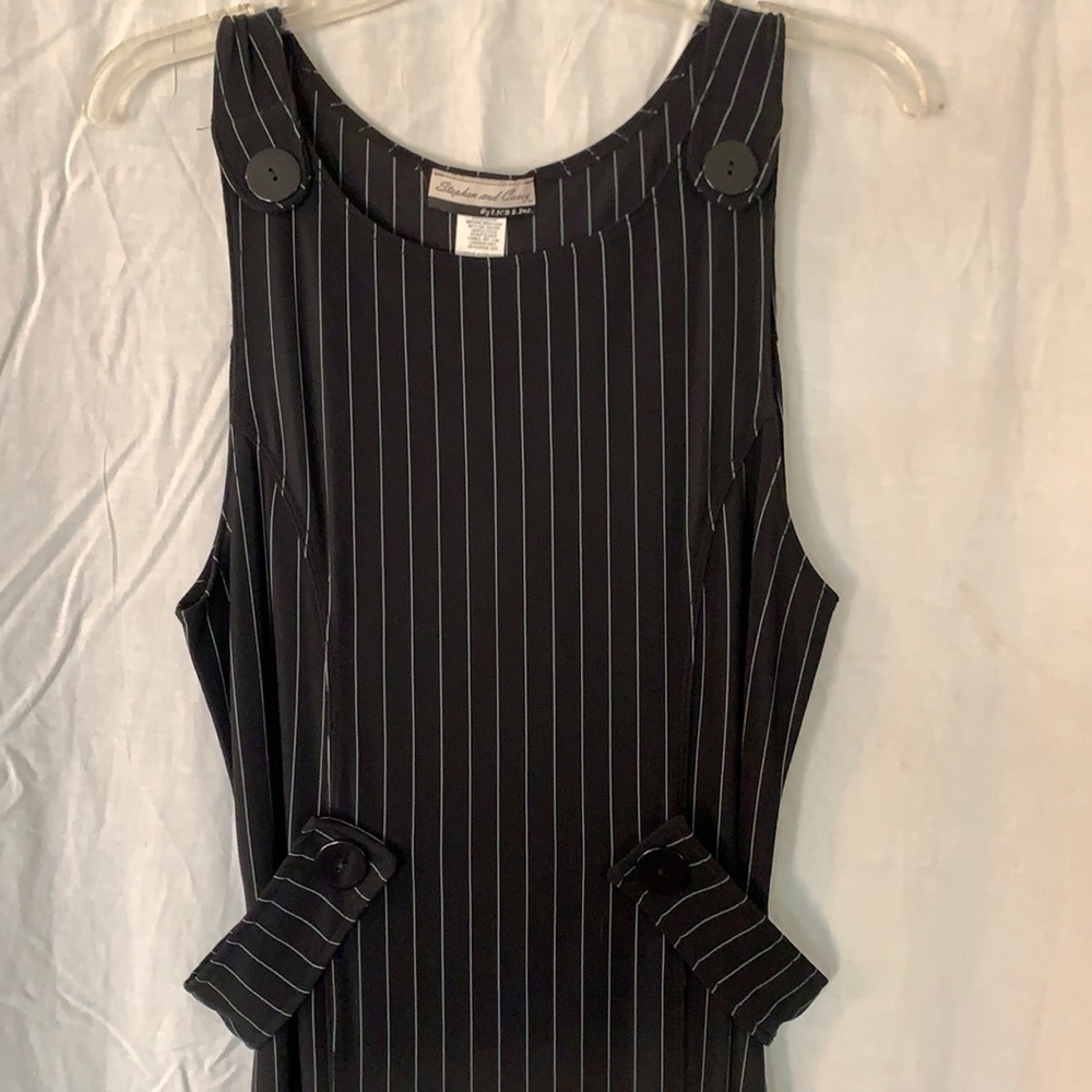 Black jumper style dress-mid length, women’s small